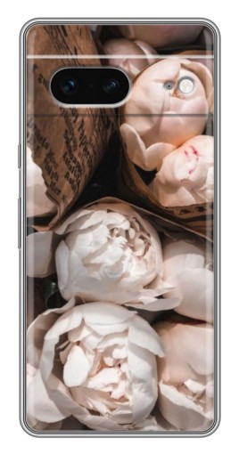 Чехол с печатью "Букет пионов" для Google Pixel 7