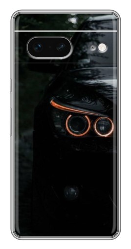Силиконовый чехол с изображением "Черный БМВ" для Google Pixel 7