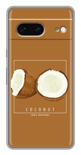 Силиконовый чехол с изображением "Coconut" для Google Pixel 7