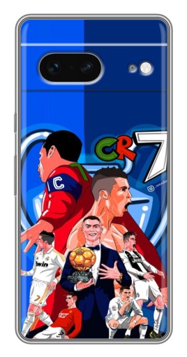 Чехол с печатью "CR7" для Google Pixel 7