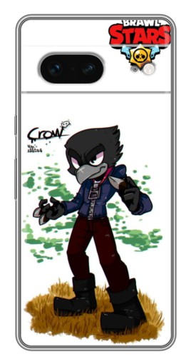 Чехол с принтом "Crow" для Google Pixel 7