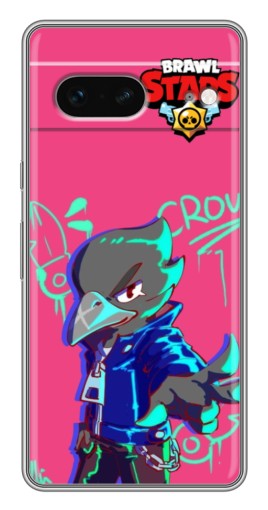 Силиконовый чехол с изображением "Crow Asassin" для Google Pixel 7