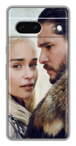 Чехол с печатью "Дейнерис и Сноу" для Google Pixel 7