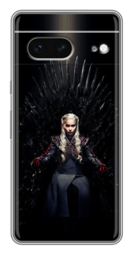 Чехол с печатью "Дейнерис на троне" для Google Pixel 7