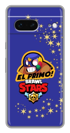 Чехол с картинкой "El Primo в маске" для Google Pixel 7