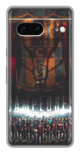 Силиконовый чехол с изображением "FCB Campeones" для Google Pixel 7