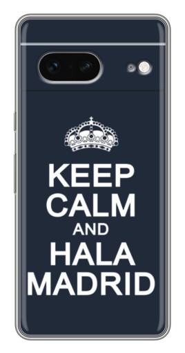 Силиконовый чехол с изображением "Hala Madrid" для Google Pixel 7