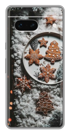 Чехол с печатью "Имбирные пряники" для Google Pixel 7