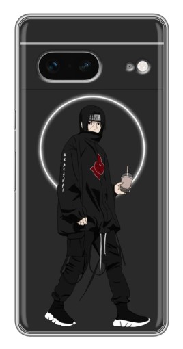 Чехол с печатью "Итачи с напитком" для Google Pixel 7