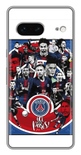 Чехол с картинкой "Команда PSG" для Google Pixel 7