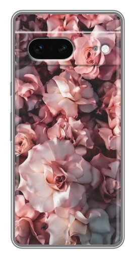 Чехол с картинкой "Куст роз" для Google Pixel 7