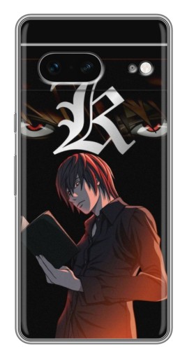 Силиконовый чехол с изображением "Лайт Ягами Death Note" для Google Pixel 7