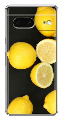 Силиконовый чехол с изображением "Лимонный стиль" для Google Pixel 7