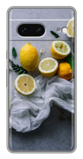 Силиконовый чехол с изображением "Лимонное настроение" для Google Pixel 7