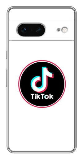 Чехол с принтом "Лого Тик Ток" для Google Pixel 7