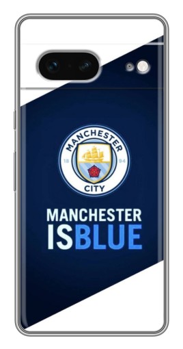 Чехол с печатью "Manchester is Blue" для Google Pixel 7
