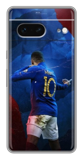 Чехол с картинкой "Мбаппе в Франции" для Google Pixel 7