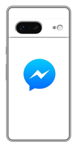 Чехол с печатью "messenger logo" для Google Pixel 7