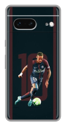 Силиконовый чехол с изображением "Неймар 10" для Google Pixel 7