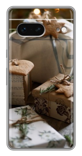 Силиконовый чехол с изображением "Нежные подарки" для Google Pixel 7