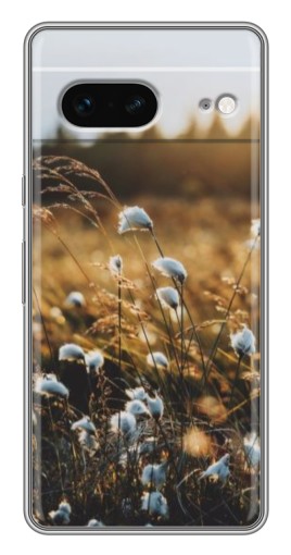 Силиконовый чехол с изображением "Нежные полевые цветы" для Google Pixel 7