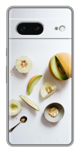 Силиконовый чехол с изображением "Обед из дынь" для Google Pixel 7