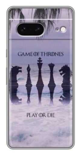 Чехол с печатью "Play or Die" для Google Pixel 7