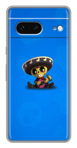 Чехол с картинкой "Poco с гитарой" для Google Pixel 7