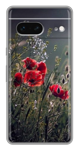 Чехол с печатью "Поле цветов" для Google Pixel 7
