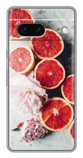 Чехол с печатью "Половинки грейпфрутов" для Google Pixel 7