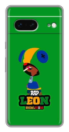 Силиконовый чехол с изображением "RAP Leon" для Google Pixel 7