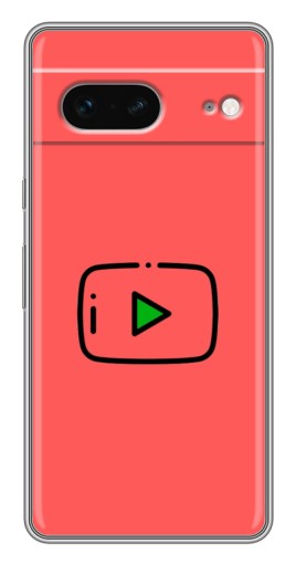 Чехол с печатью "Рисованная кнопка" для Google Pixel 7
