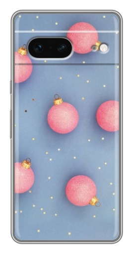 Чехол с принтом "Розовые шары" для Google Pixel 7