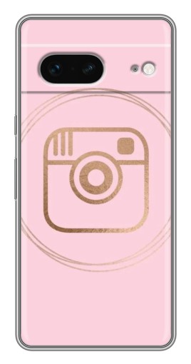 Чехол с принтом "розовый инстаграм" для Google Pixel 7