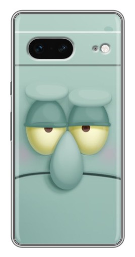 Чехол с принтом "Сквидвард" для Google Pixel 7