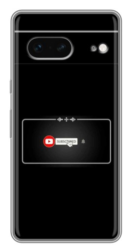 Силиконовый чехол с изображением "subscribed" для Google Pixel 7