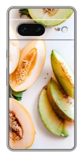 Силиконовый чехол с изображением "Свежие дыньки" для Google Pixel 7