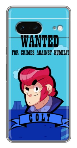Чехол с принтом "WANTED COLT" для Google Pixel 7