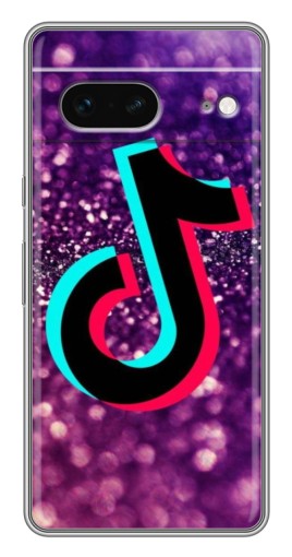 Чехол с печатью "Яркий ТикТок" для Google Pixel 7