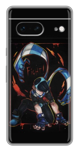 Силиконовый чехол с изображением "Едгар атакует" для Google Pixel 7