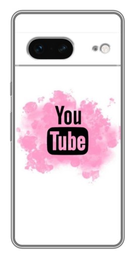 Чехол с картинкой "Ютуб в дыму" для Google Pixel 7