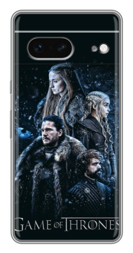 Чехол с печатью "Зима близко" для Google Pixel 7