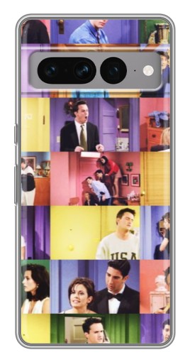 Чехол с принтом "Актеры Друзья" для Google Pixel 7 Pro