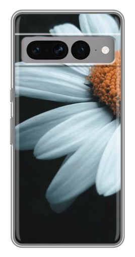 Чехол с принтом "Белая ромашка" для Google Pixel 7 Pro