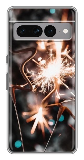 Чехол с картинкой "Бенгальские огни" для Google Pixel 7 Pro