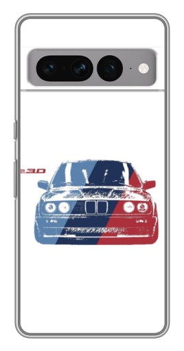 Силиконовый чехол с изображением "BMW e30" для Google Pixel 7 Pro