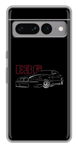 Силиконовый чехол с изображением "BMW E36" для Google Pixel 7 Pro
