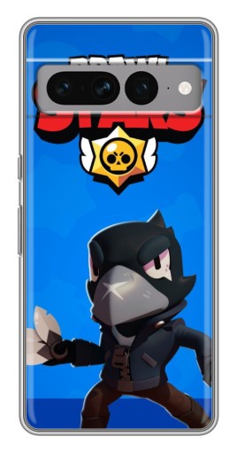 Чехол с печатью "Боевой Crow" для Google Pixel 7 Pro
