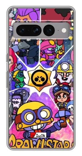 Чехол с принтом "Brawl заставка" для Google Pixel 7 Pro