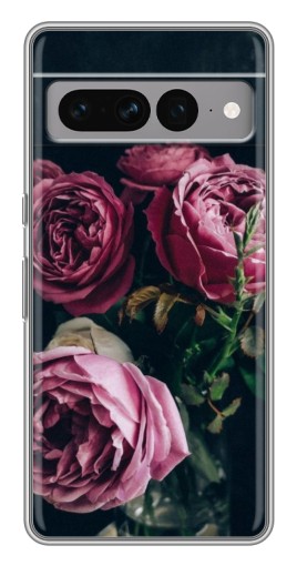 Силиконовый чехол с изображением "Букет роз" для Google Pixel 7 Pro